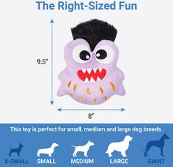 Frisco Halloween Friendly Monster Round Plush Squeaky Dog Toy slide 2 of 3