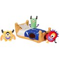 Frisco Halloween Monsters Under the Bed Hide & Seek Puzzle Plush Squeaky Dog Toy