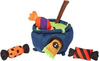 Frisco Halloween Candy Cauldron Hide & Seek Puzzle Plush Squeaky Dog Toy
