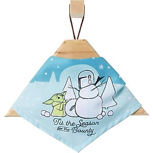 STAR WARS THE MANDALORIAN GROGU "Tis the Season" Dog & Cat Bandana
