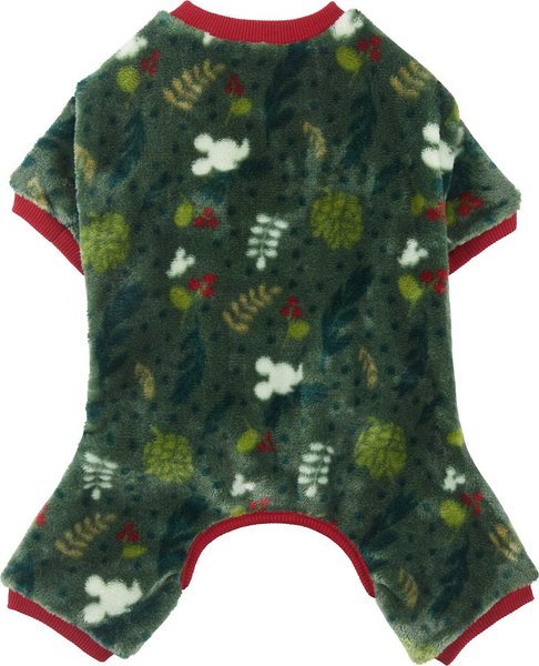 Disney Mickey Mouse Holly Holidays Dog & Cat PJ, X-Small slide 1 of 7