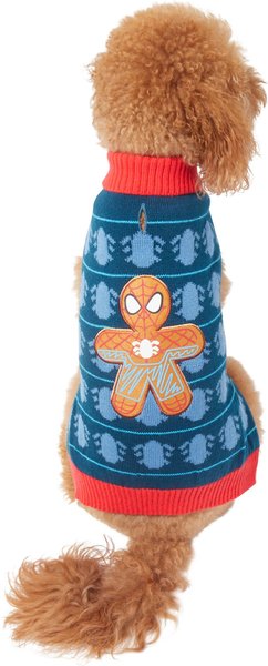 Marvel's Spiderman Gingerbread Dog & Cat Sweater, Medium slide 1 of 6