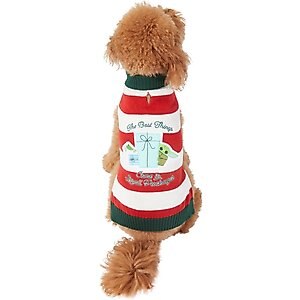 STAR WARS THE MANDALORIAN GROGU "The Best Things" Dog & Cat Sweater, X-Small