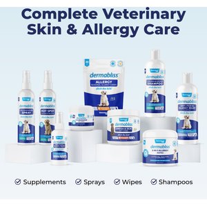 Vetnique Labs Dermabliss Medicated Shampoo Anti-Bacterial & Anti-Fungal Medicated Dog & Cat Shampoo, 16-oz bottle