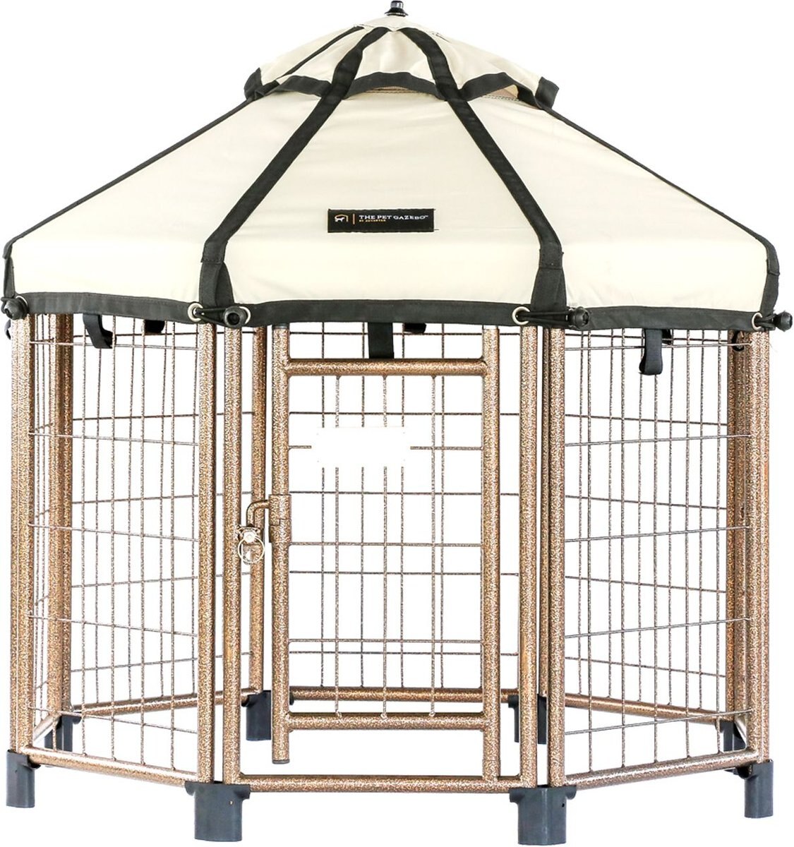 WIN WORLD International Pet Gazebo Dog Kennel, Beach Sand, 3ft