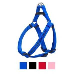 Frisco Nylon Step In Personalized Back Clip Dog Harness, Medium, Blue