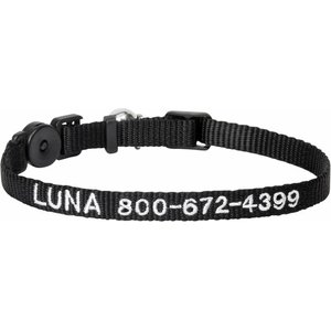 Frisco Nylon Personalized Breakaway Cat Collar with Bell