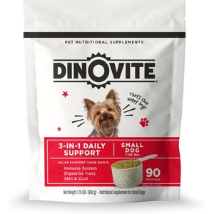 Dinovite Small Dog Supplement, 28-oz box