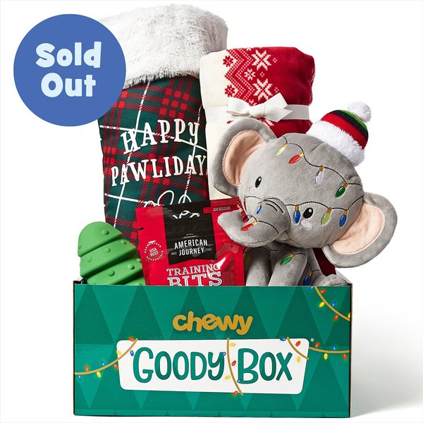 GOODY BOX Holiday Dog Toys & Treats, Small 