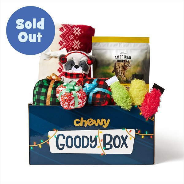 chewy christmas box for cats