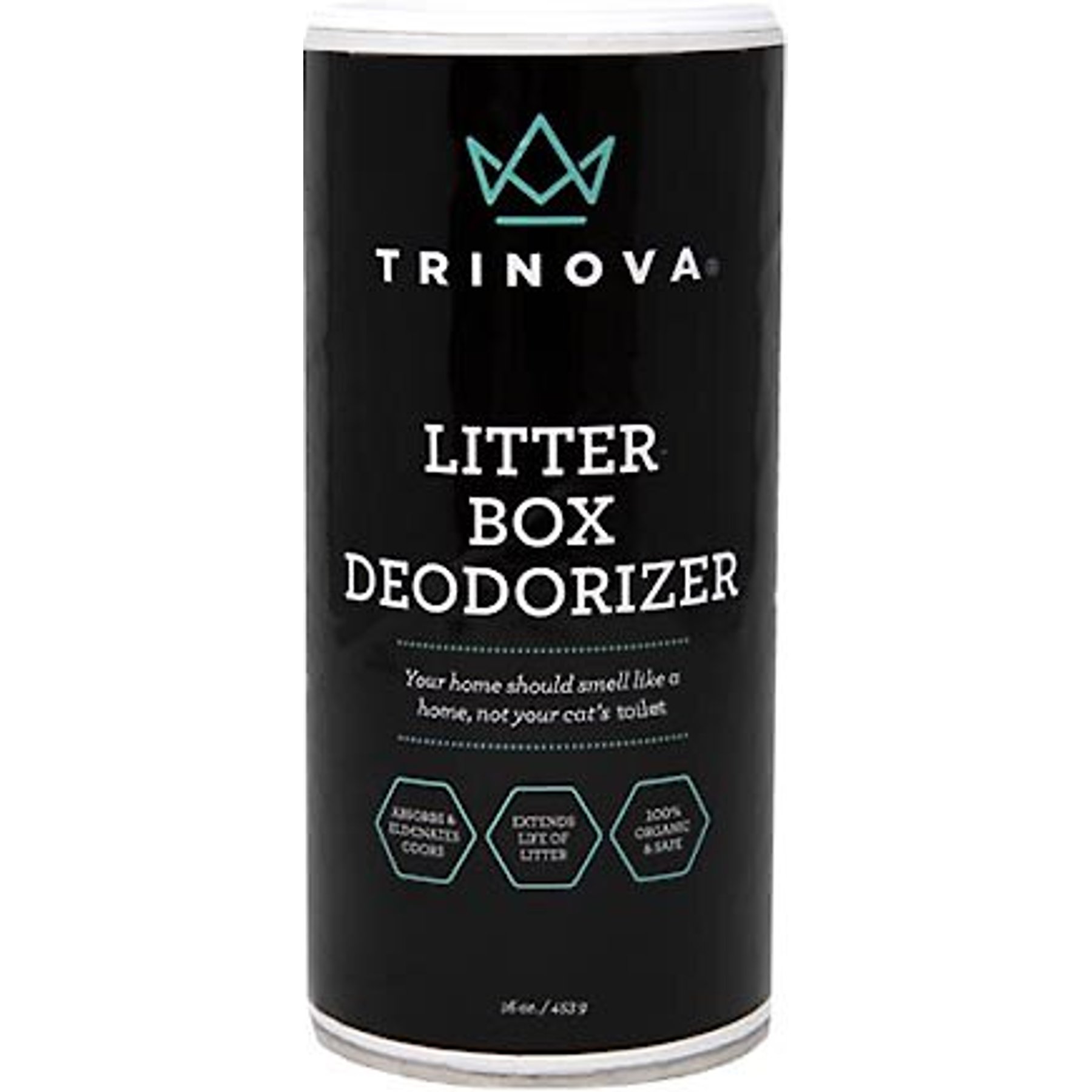 TRINOVA Natural Cat Litter Box Deodorizer, 16fl oz bottle