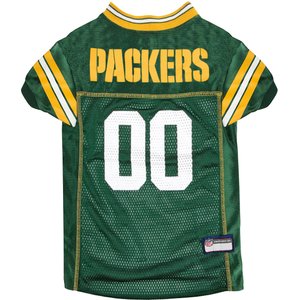 Pets First Green Bay Packers Mesh Dog Jersey, Small