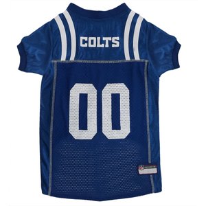 Pets First NFL Indianapolis Colts Mesh Dog Jersey, Large