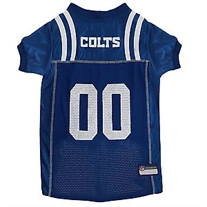 Pets First NFL Dog & Cat Mesh Jersey, Indianapolis Colts, X-Large