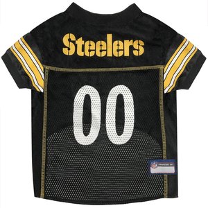 Pets First NFL Dog & Cat Jersey, Pittsburgh Steelers, XX-Large