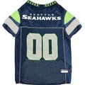 Pets First NFL Dog & Cat Jersey, Seattle Seahawks, X-Large