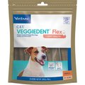Virbac C.E.T. VeggieDent Flex + Joint Health Dental Chews for Small Dogs, 30 count