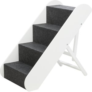 TRIXIE Adjustable Cat & Dog Stairs, White