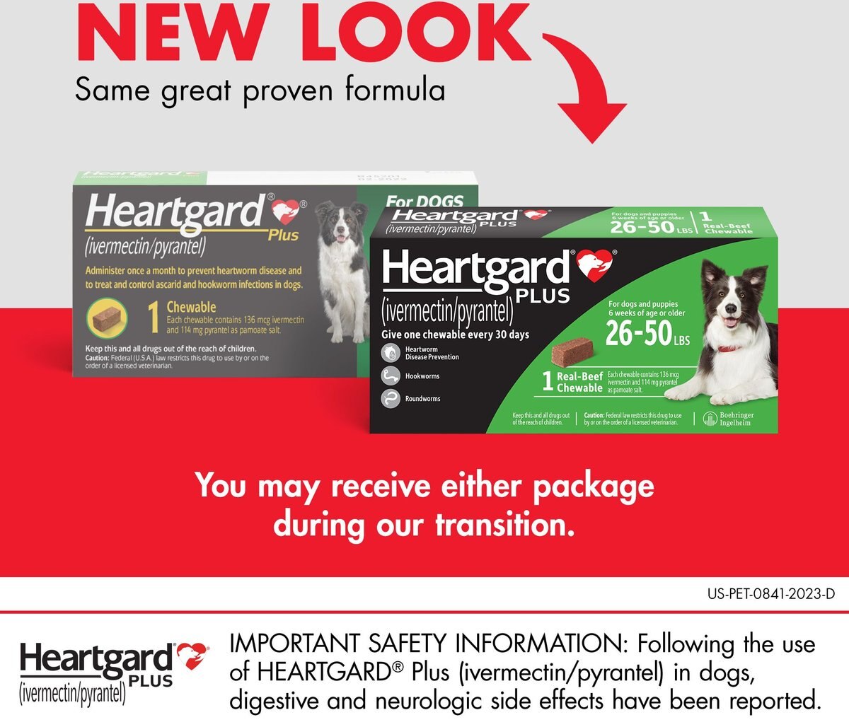 HEARTGARD Plus Chew for Dogs, 2650 lbs, (Green Box), 1 Chew (1mo