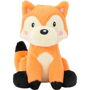 Frisco Camping Fox Plush Squeaky Dog Toy