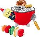 Frisco Camping BBQ Grill Hide & Seek Puzzle Plush Squeaky Dog Toy