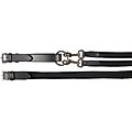 Horze Equestrian Webbed Draw Horse Reins, Black, Horse