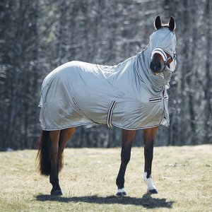 Horze Equestrian La Pampa Horse Fly Set, Grey, 78