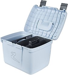 Horze Equestrian Smart Horse Grooming Box, Baby Light Blue