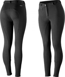 Horze Women's Active Full Seat Breeches, Black, 34