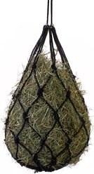 Horze Equestrian Cotton Horse Hay Net, Black
