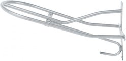 Horze Equestrian Horse Saddle Rack & Bridle Hook, Silver