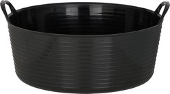 Horze Equestrian Zofty Horse Feeding Bucket, 16-L, Black