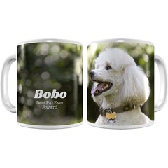 Frisco Basic White Personalized Coffee Mug, 11-oz