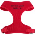 Frisco Small & Medium Breed Soft Mesh Personalized Back Clip Dog Harness, 14 to 18.5-in chest, Red