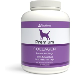 Step Above Proteins Natural Pork Collagen Gelatin Protein Dog Supplement, 8-lb bottle