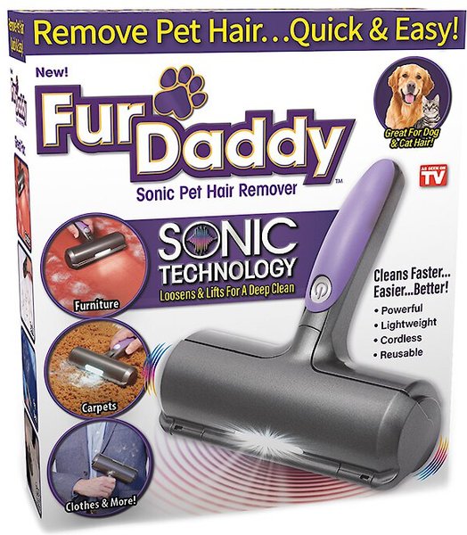 Fur Daddy Sonic Pet Hair Remover, Gray slide 1 of 7