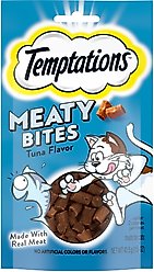 Temptations Meaty Bites Tuna Flavor Soft & Savory Cat Treats, 1.5-oz bag