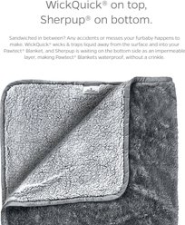 Pet Parents Pawtect Blanket Waterproof Premium Dog & Cat Blanket, Slate, Medium slide 2 of 9