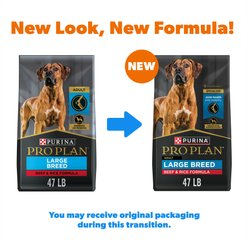 Purina Pro Plan Specialized Beef & Rice Formula High Protein Large Breed Dry Dog Food, 47-lb bag slide 2 of 9
