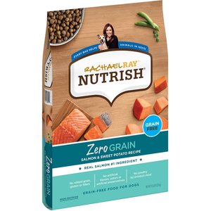 RACHAEL RAY NUTRISH Zero Grain Salmon Sweet Potato Recipe Grain Free Dry Dog Food 11.5 lb bag Chewy