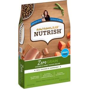Rachael Ray Nutrish Zero Grain Natural Chicken & Sweet Potato Recipe Grain-Free Dry Dog Food, 26-lb bag
