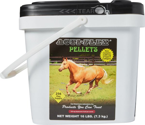 COX VET LAB Acti-Flex Pellets Horse Supplement, 16-lb bucket - Chewy.com