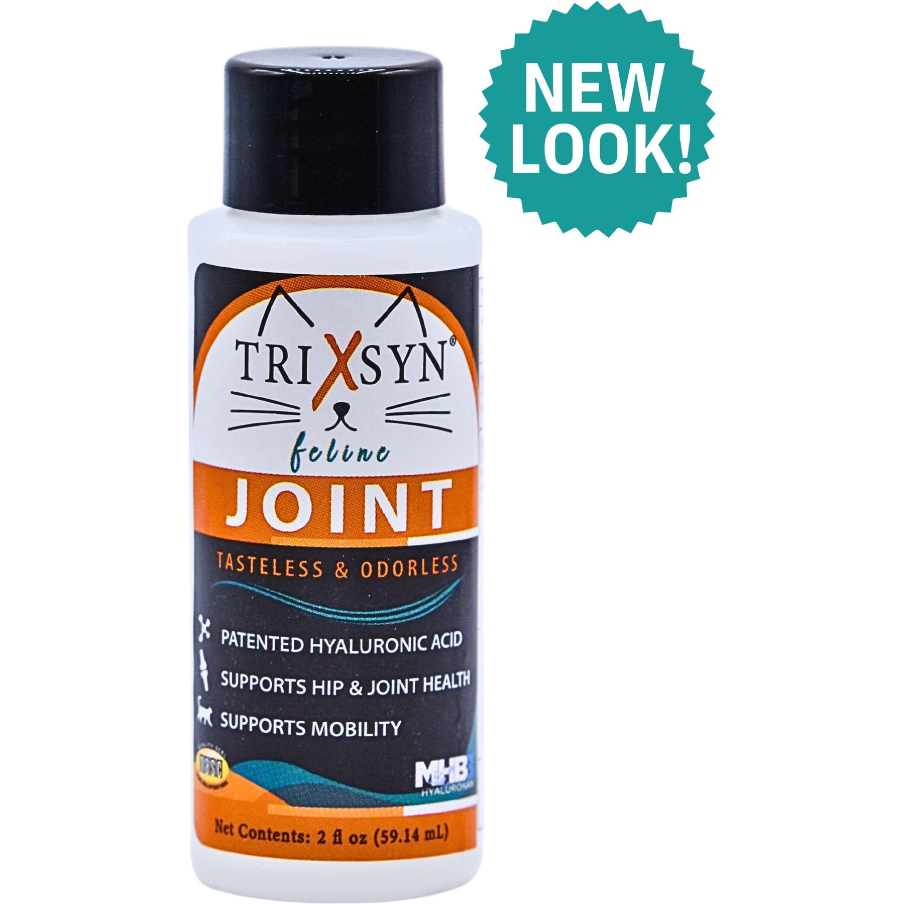 Vitalize Trixsyn Feline Hyaluronan Joint Support Cat Supplement, 2-fl oz bottle