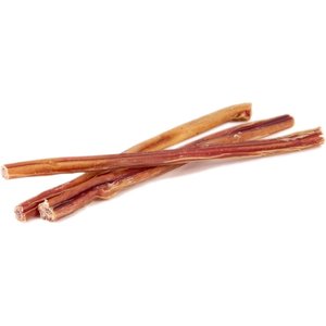 HOTSPOT PETS Premium Bully Sticks Dog Treats, 5 count, 12-in