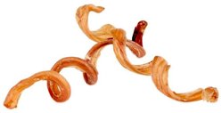 HOTSPOT PETS Curly Premium Bully Sticks Dog Treats, 3 count, 10-12-in
