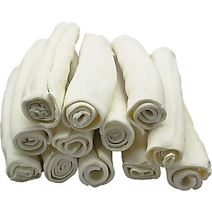 HOTSPOT PETS White 8" Rawhide Rolls Dog Chew Treats, 12 count