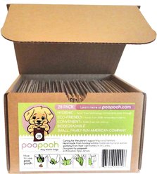 poopooh Biodegradable Dog Waste Bags, 28 count slide 1 of 2