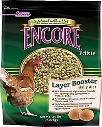Brown's Encore Layer Booster Daily Diet Chicken Food, 20 lb-bag