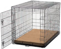 Gorilla Dog Beds Dura-Vel Orthopedic Dog Crate Pad, Coyote, Small slide 1 of 3