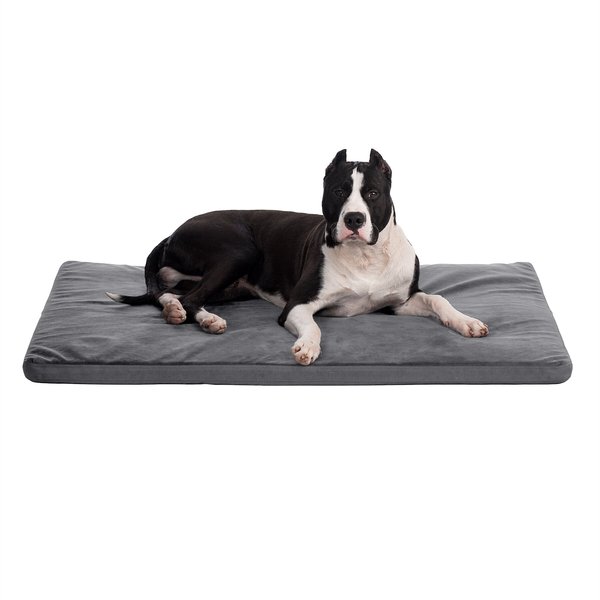 Gorilla Dog Beds Dura-Vel Orthopedic Dog Crate Pad, Smoke, Large slide 1 of 3